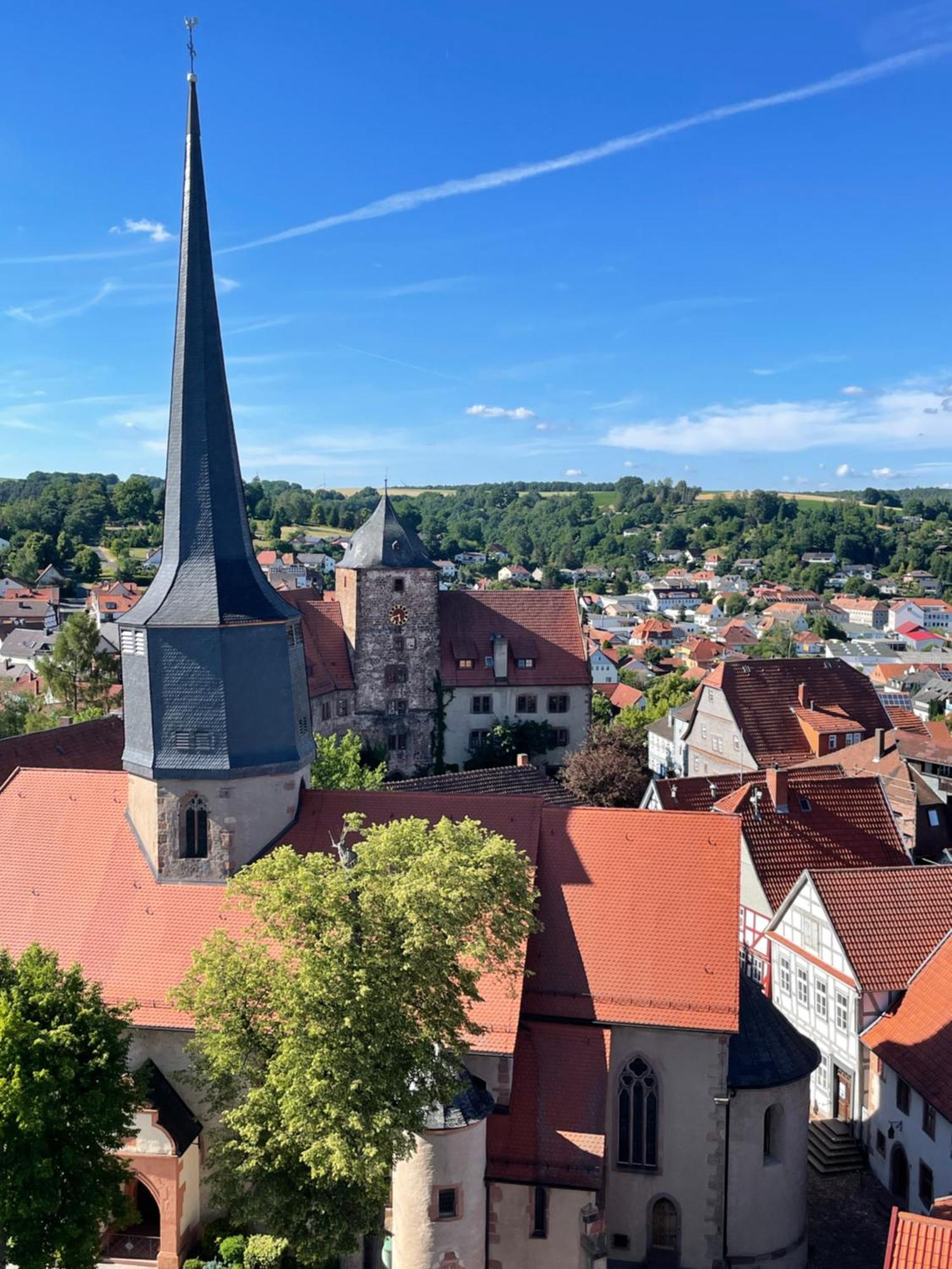 Naturnahe Unterkunft In Der Burgenstadt Schlitz Exteriör bild